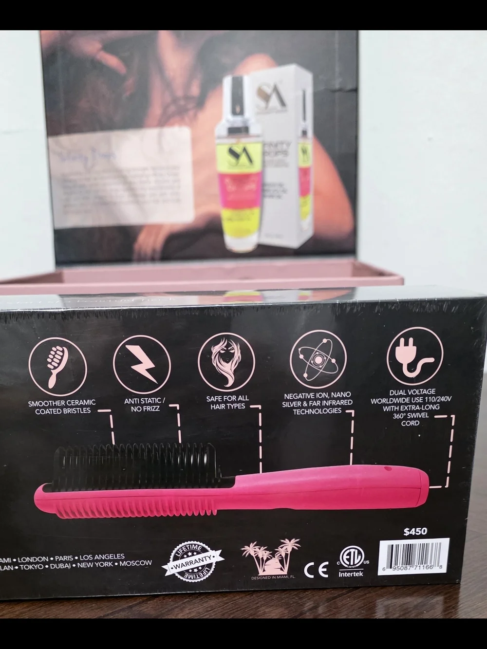 2- Piece Hair Styling Set o Hair Dryer + Thermal Comb Set
